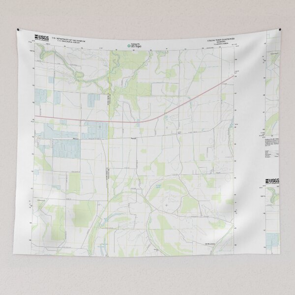 Item preview, USGS TOPO Map Mississippi MS Colony Town 20120402 TM designed and sold by WetdryvacRBO2.