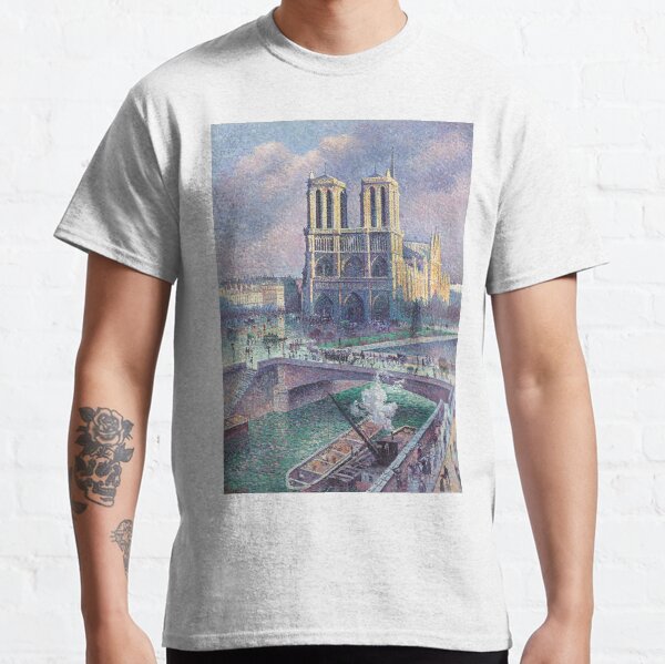 Notre-Dame de Paris by Maximilien Luce, 1900 Classic T-Shirt