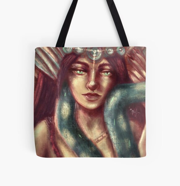 Snake Queen All Over Print Tote Bag