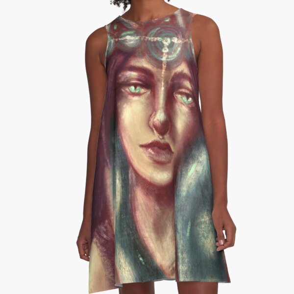 Snake Queen A-Line Dress
