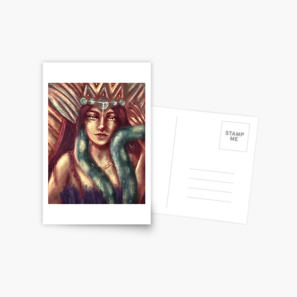 Snake Queen Postcard