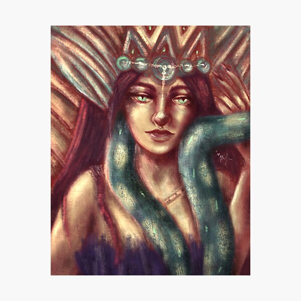 Snake Queen Photographic Print