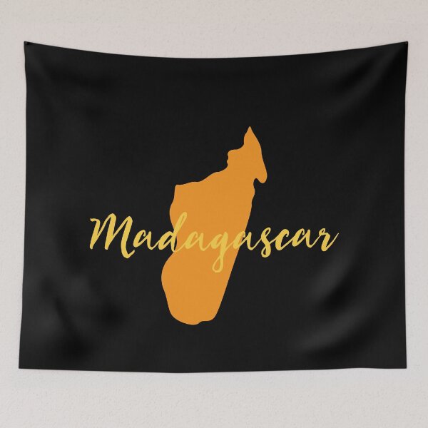 Item preview, Madagascar map designed and sold by jazzydevil.