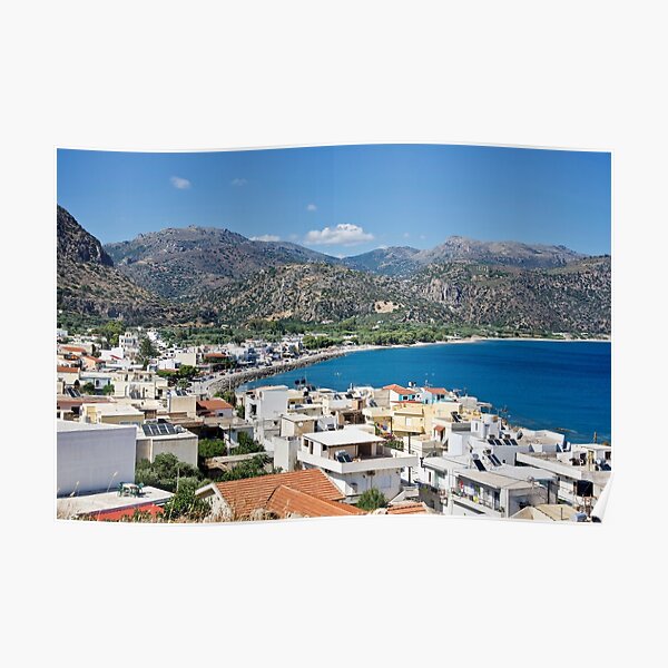 "Paleochora, Crete." Poster for Sale by yorkshireman Redbubble