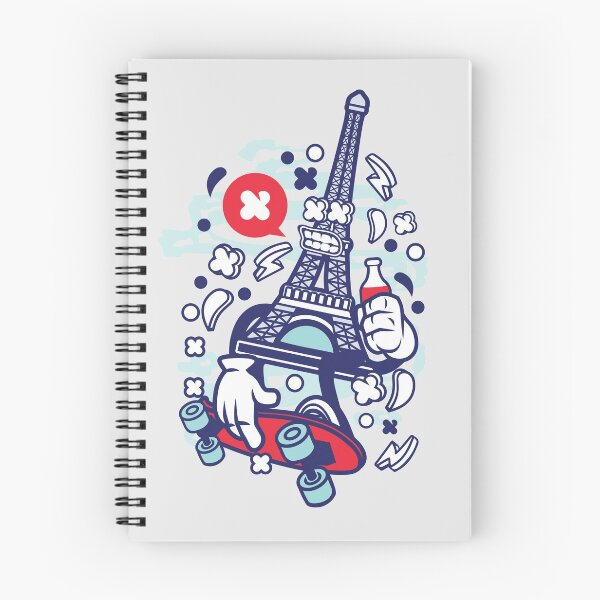 Item preview, French skateboarding - Eiffel Skater Character  designed and sold by Nickelparis.