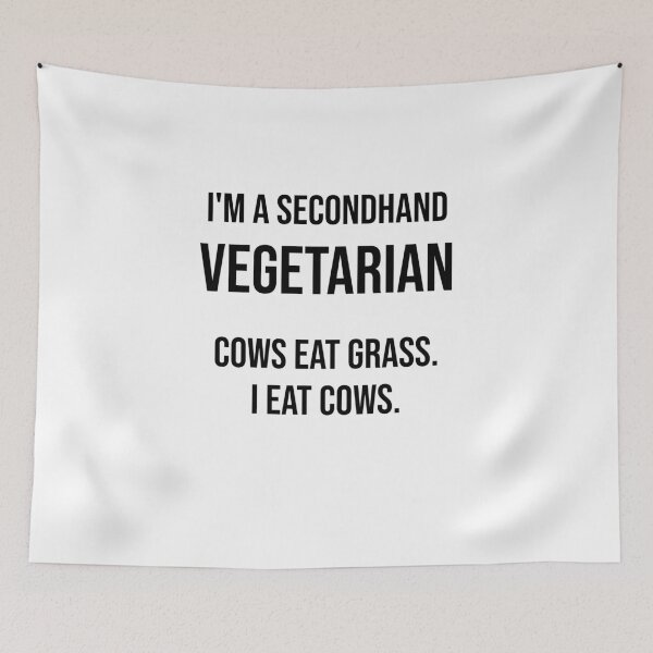 Item preview, I am secondhand vegetarian designed and sold by kailukask.
