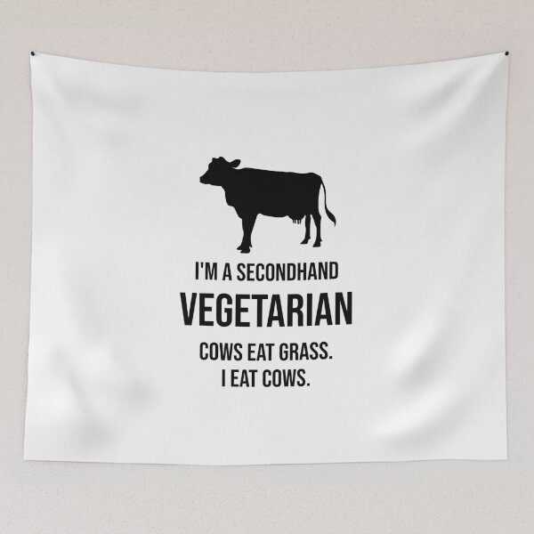 Item preview, I am secondhand vegetarian designed and sold by kailukask.
