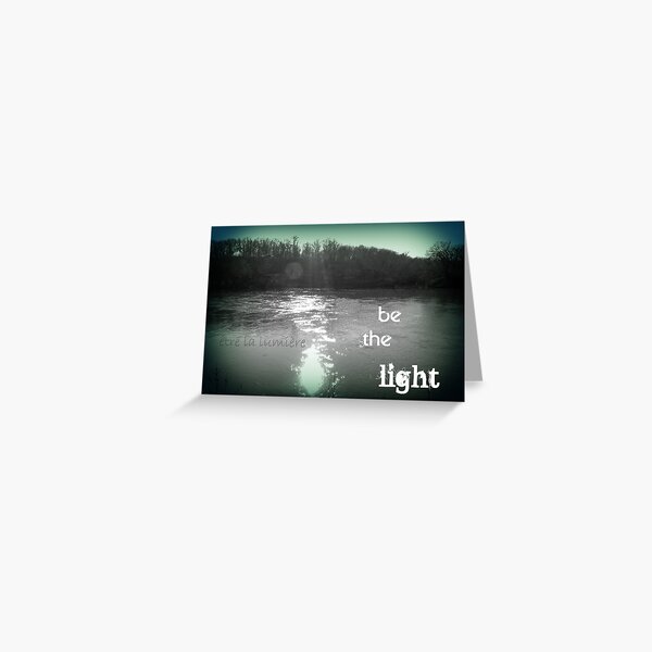 when the darkness began to cast its shadow... you showed me what to do Greeting Card