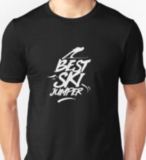 Ski jumping hill ski jumping Unisex T-Shirt