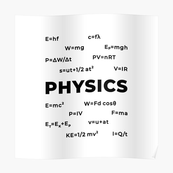 Physics (Inverted) Poster