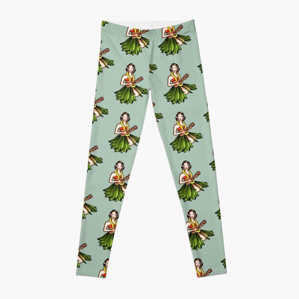 Vintage Hula Girl Leggings