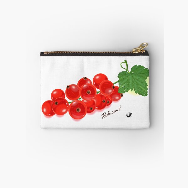 Item preview, Red currant on branch with green leaf designed and sold by Alexandra Kueny.