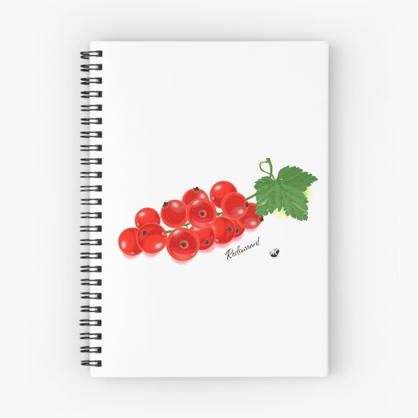 Item preview, Red currant on branch with green leaf designed and sold by Alexandra Kueny.