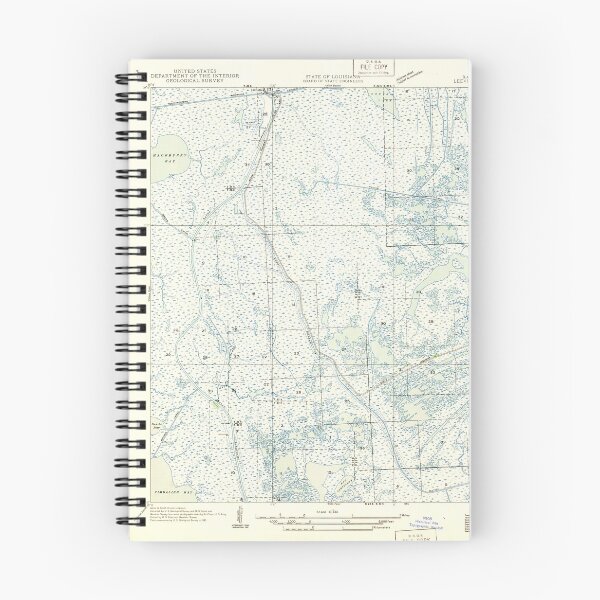 Item preview, USGS TOPO Map Louisiana LA Leeville 333916 1945 31680 designed and sold by WetdryvacRB01.