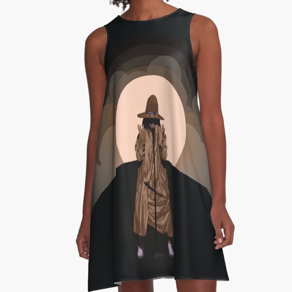 Orange moon A-Line Dress