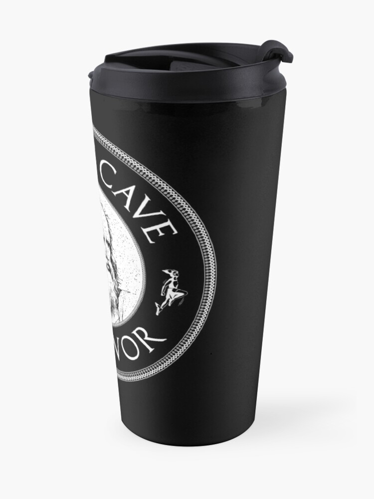 Alternate view of Plato's Cave Survivor - Philosophy Gift Travel Mug