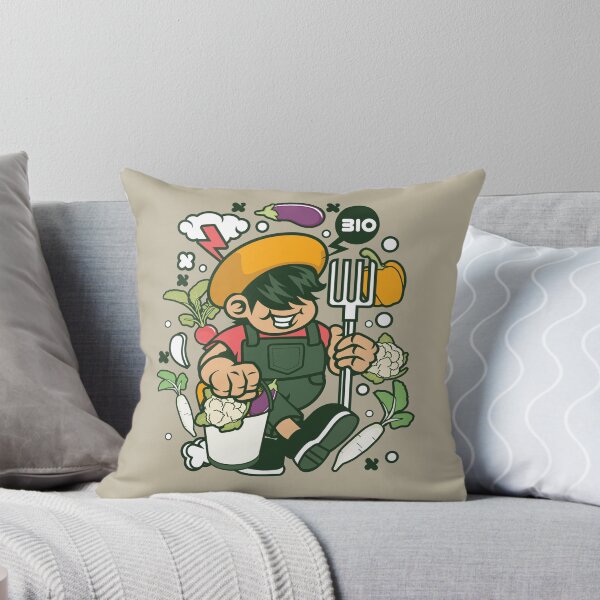 Item preview, Bio Organic farmer cartoon character - lets move towards environmentally, socially, economically sustainable ! designed and sold by Nickelparis.