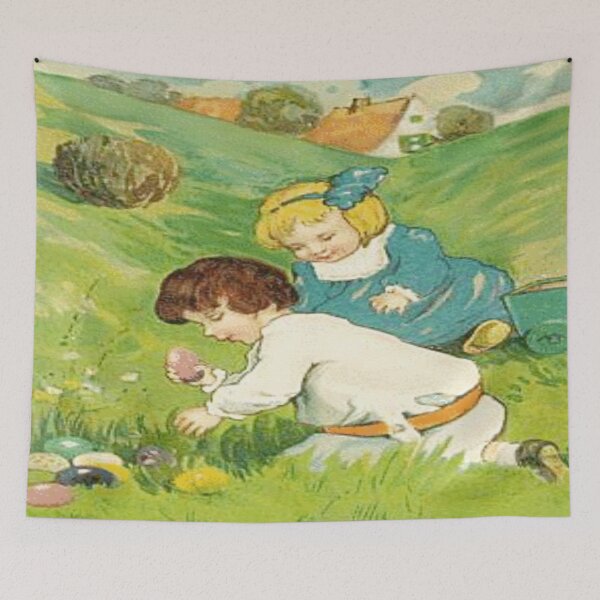 Item preview, Vintage Easter Egg Hunt designed and sold by MurphyMorganGifts.
