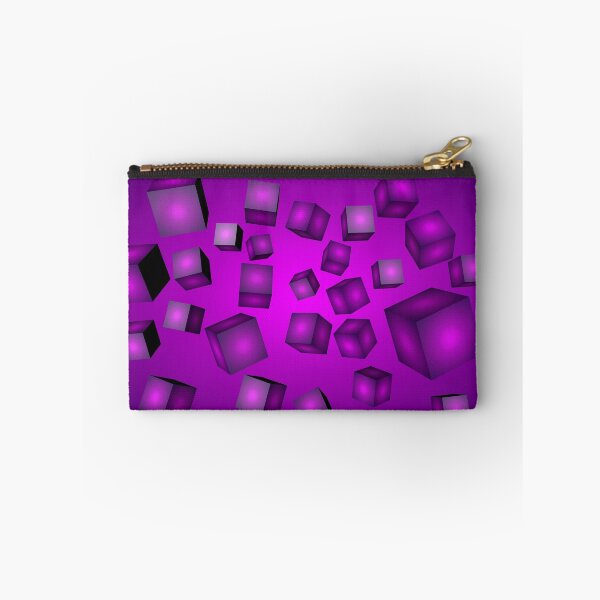 Item preview, Purple cubes on purple background designed and sold by MarynaOlyak.
