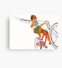 cycling Canvas Print