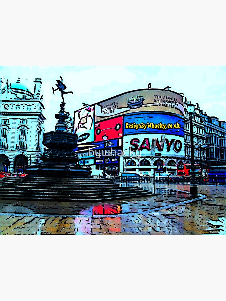 Thumbnail 3 of 3, Sticker, Picadilly Circus designed and sold by bywhacky.