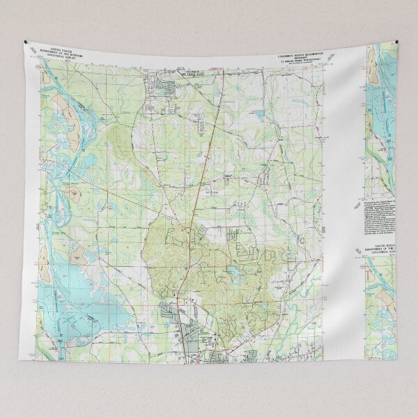 Item preview, USGS TOPO Map Mississippi MS Columbus North 335511 1987 24000 designed and sold by WetdryvacRBO2.