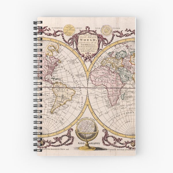 Item preview, Map of the World by George Augustus Baldwyn (1782) designed and sold by allhistory.