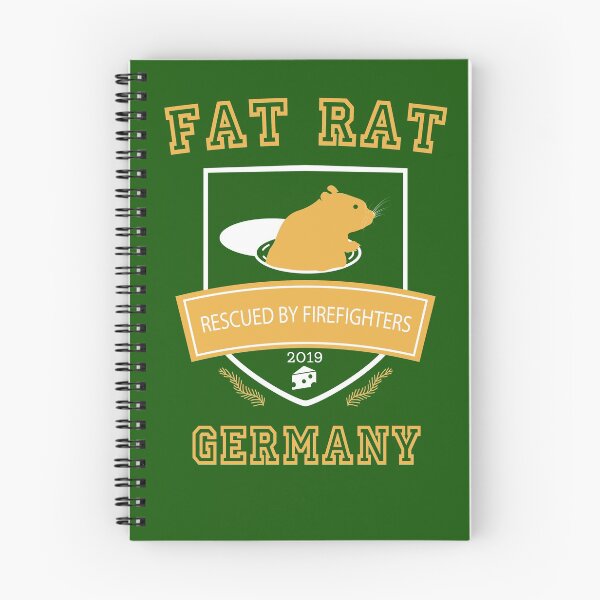 Item preview, German Firefighters Rescue Fat Rat Manhole Cover designed and sold by deichmonster.