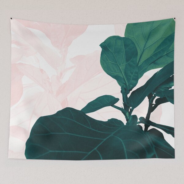 Item preview, Blush Green Fiddle Leaf Dream #1 #tropical #decor #art designed and sold by Anita's & Bella's Art.