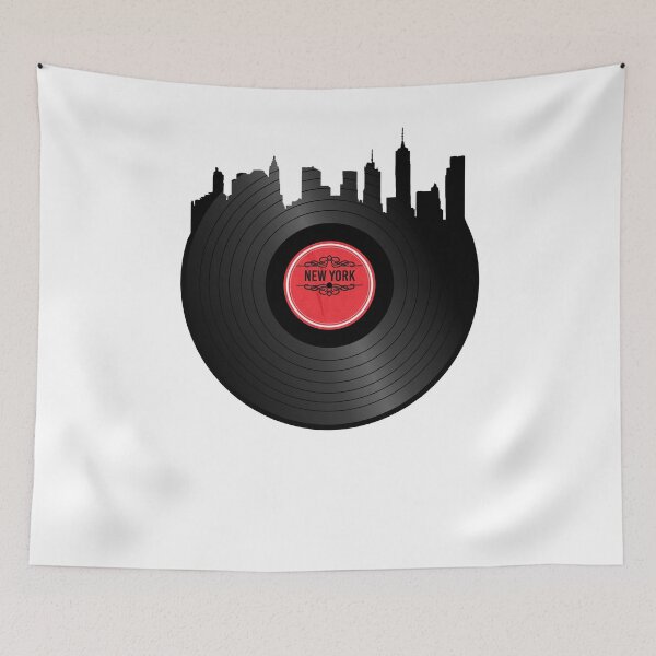 Item preview, Vinyl Record Skyline New York Dj Gift designed and sold by BornDesign.