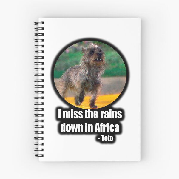 Item preview, NumbTs- Toto dog I miss the rains down in Africa - Meme parody mix of music and film vintage retro designed and sold by NumbTs.