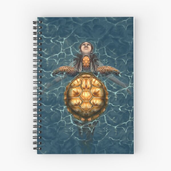 Item preview, Swimming with the Turtle designed and sold by CandiedColor.