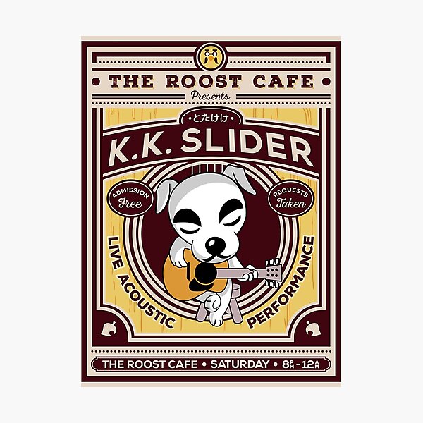 K K Slider Gig Poster Photographic Print