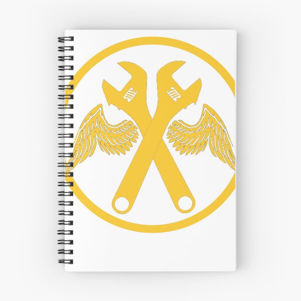 Item preview, Golden wings wrench Mechanic aviation logo designed and sold by Hashim-saraj.