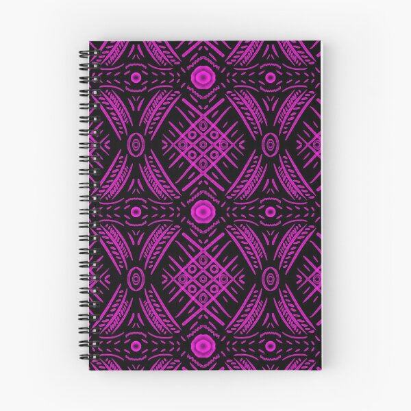 Item preview, TicTacToe Abstract Motif - Purple On Black designed and sold by Blenderbeetle.