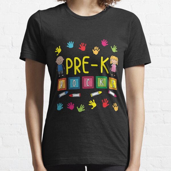 Pre-K Teacher, Pre K Rocks Essential T-Shirt