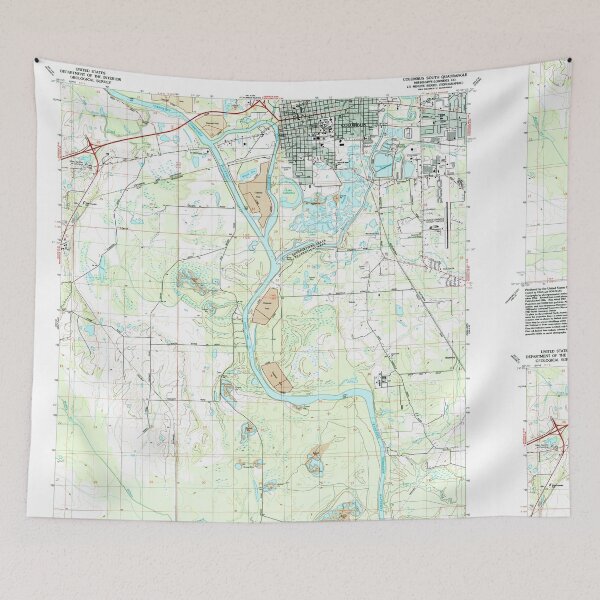Item preview, USGS TOPO Map Mississippi MS Columbus South 335515 1987 24000 designed and sold by WetdryvacRBO2.