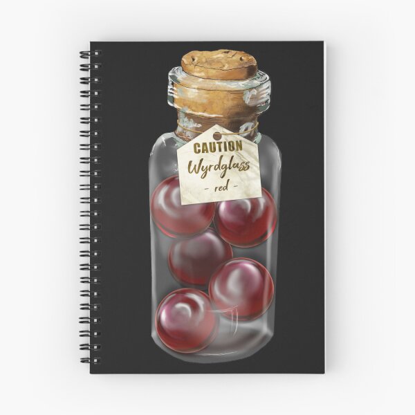 Item preview, Red Wyrdglass globes - Nevernight designed and sold by drawnexplore.