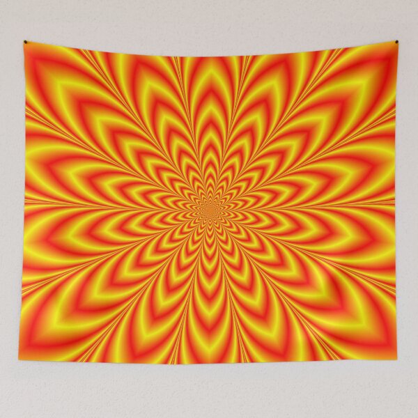 Item preview, Red and Yellow Star Flower designed and sold by EyeBogglers.