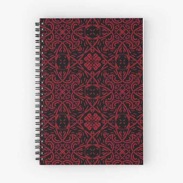 Item preview, Medieval Pattern Motif - Red On Black  designed and sold by Blenderbeetle.