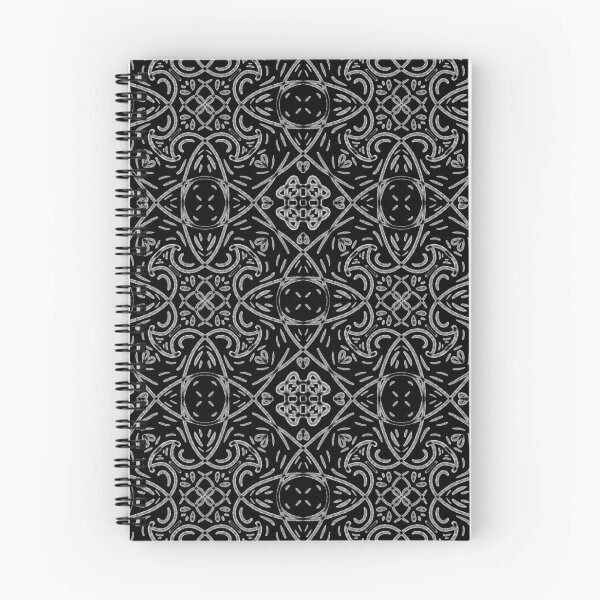 Item preview, Medieval Pattern Motif - White On Black  designed and sold by Blenderbeetle.