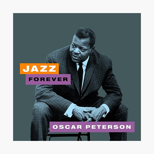 Jazz Forever - Oscar Peterson Photographic Print