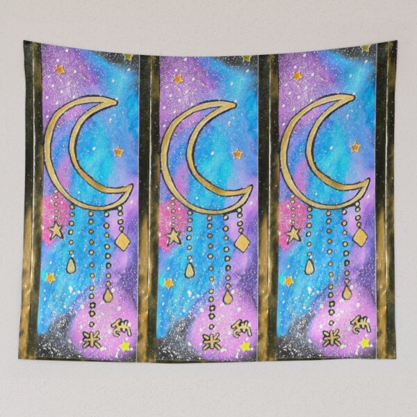 Item preview, Crescent Moon Galaxy designed and sold by BlackLotusHM.