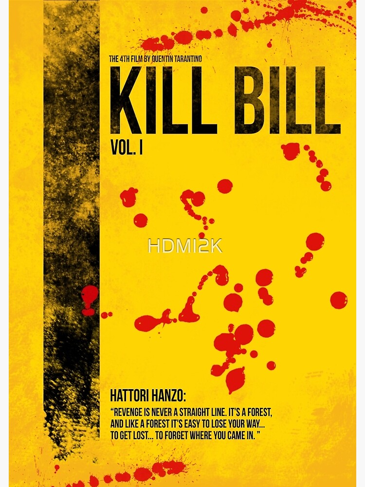 Kill Bill - Vol. I minimal movie poster | Poster