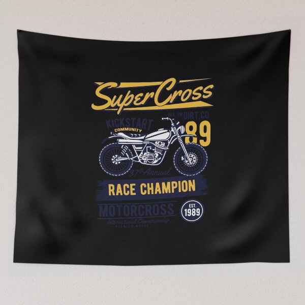 Item preview, SuperCross - Carrera Campeón de Motocross designed and sold by Ding-One.