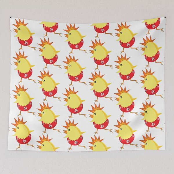 Item preview, Easter Punk Rock Chicken designed and sold by MurphyMorganGifts.