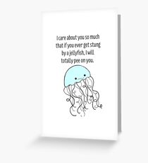 I Will Pee On You Greeting Card