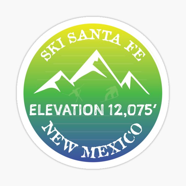 Item preview, Esquí Santa Fe Mount Ski Mountain Resort Nuevo México Área de esquí Snowboard Taos designed and sold by letourneau41.