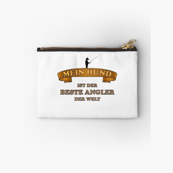 Item preview, Angel Dog Best Angler in the World Funny Gift designed and sold by dm4design.