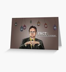 Fact: Dwight Says Happy Birthday! Greeting Card